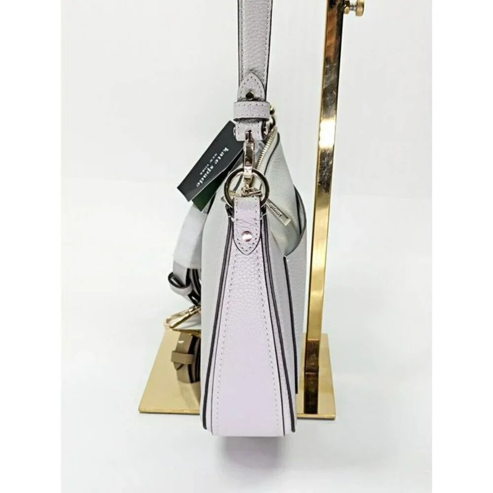 Kate Spade New York Hudson Pebbled Leather Convertible Crossbody (MSRP $248)